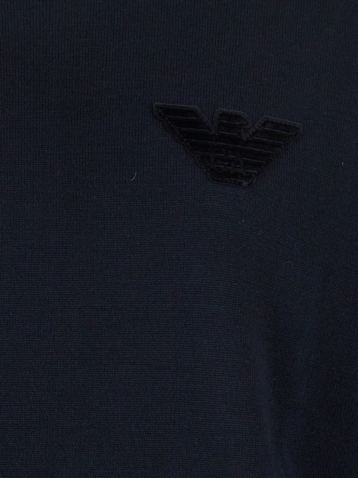 Emporio Armani Sweaters Blue