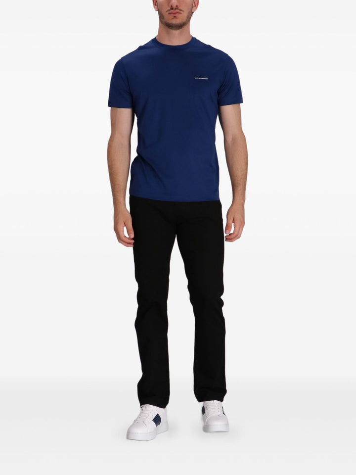 Emporio Armani T-shirts and Polos Clear Blue