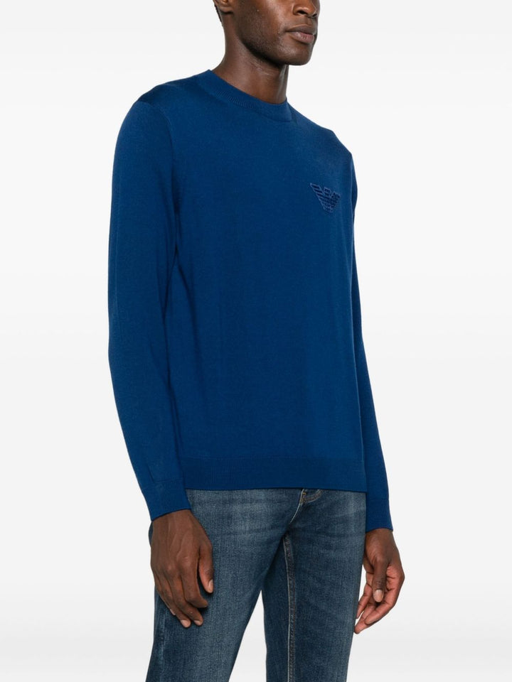 Emporio Armani Sweaters Blue