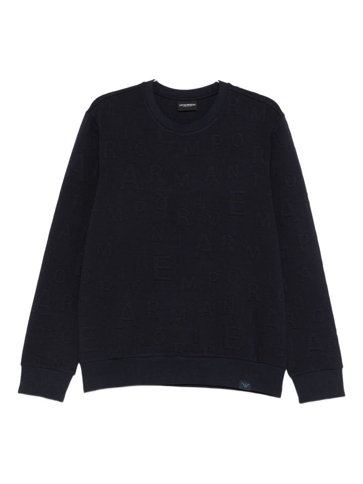 Emporio Armani Sweaters Blue