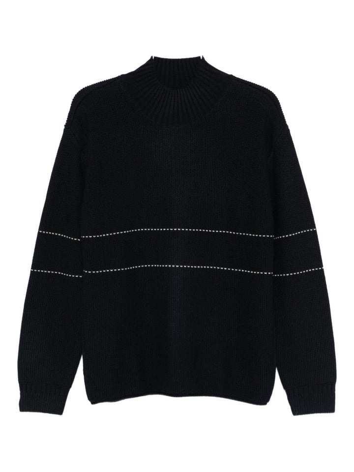 Emporio Armani Sweaters Blue