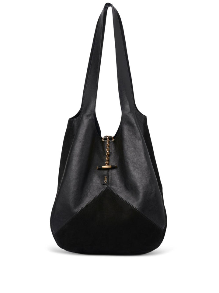 Chloé Balloon bag in grained & suede leather