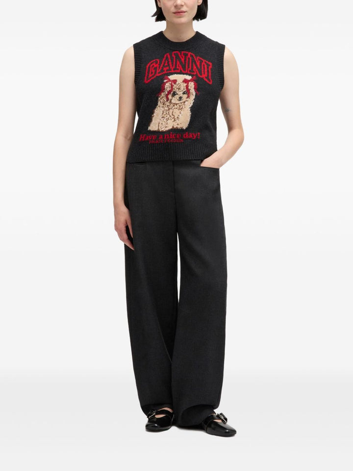 GANNI Sweaters Black