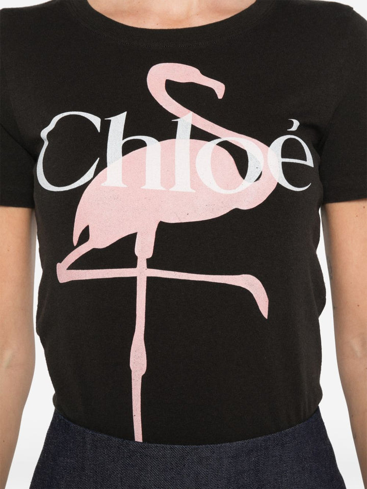 Chloé Chloè T-shirts and Polos Black