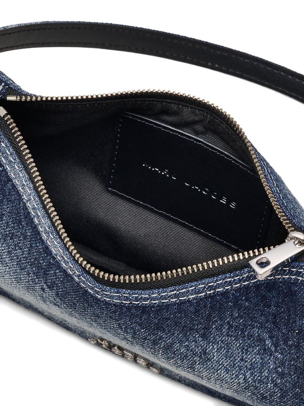 Marc Jacobs The Faded Denim Charm Shoulder Bag
