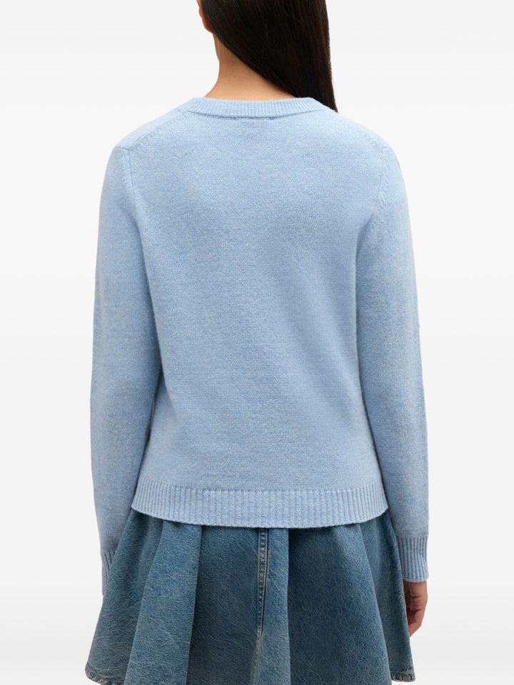 GANNI Sweaters Clear Blue