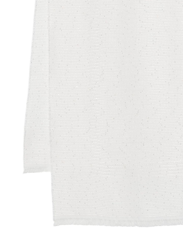 Emporio Armani Scarfs White