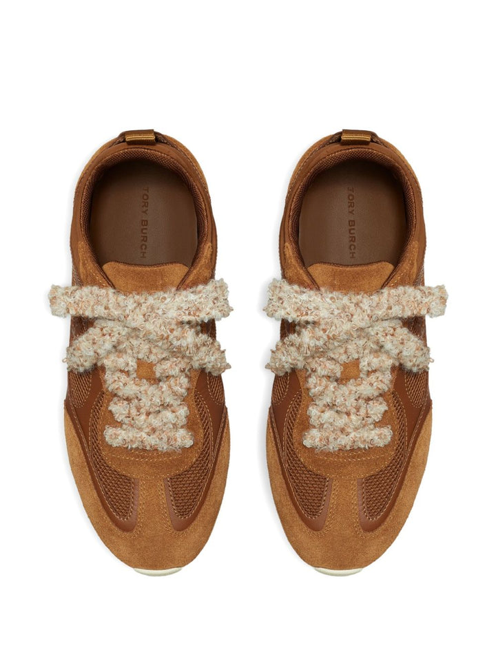 Tory Burch Sneakers Leather Brown