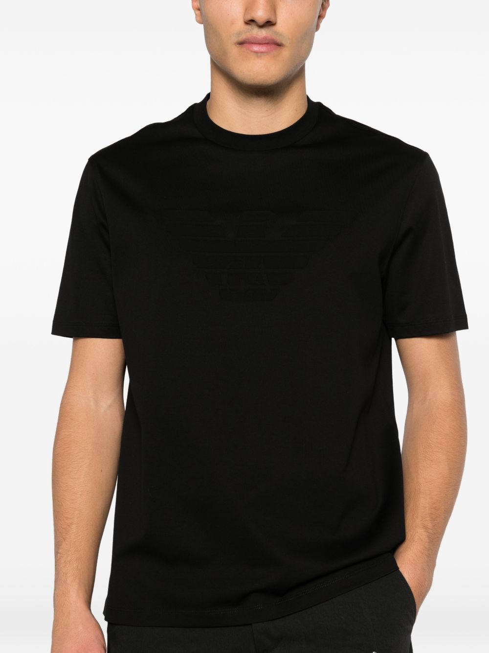 Emporio Armani T-shirts and Polos Black