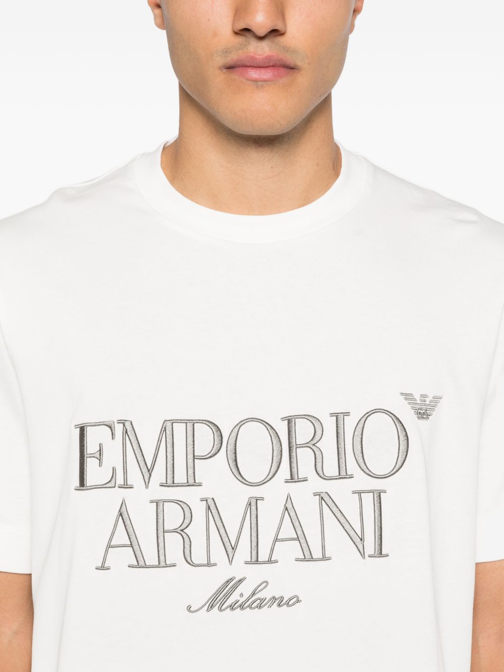 Emporio Armani T-shirts and Polos White