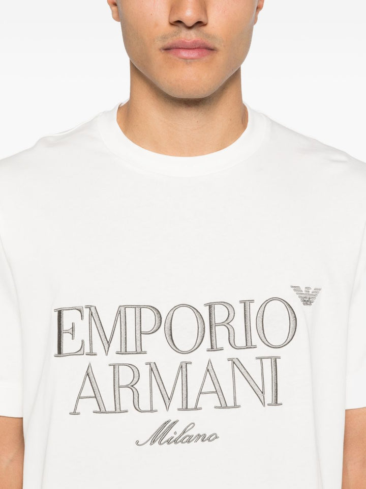 Emporio Armani T-shirts and Polos White