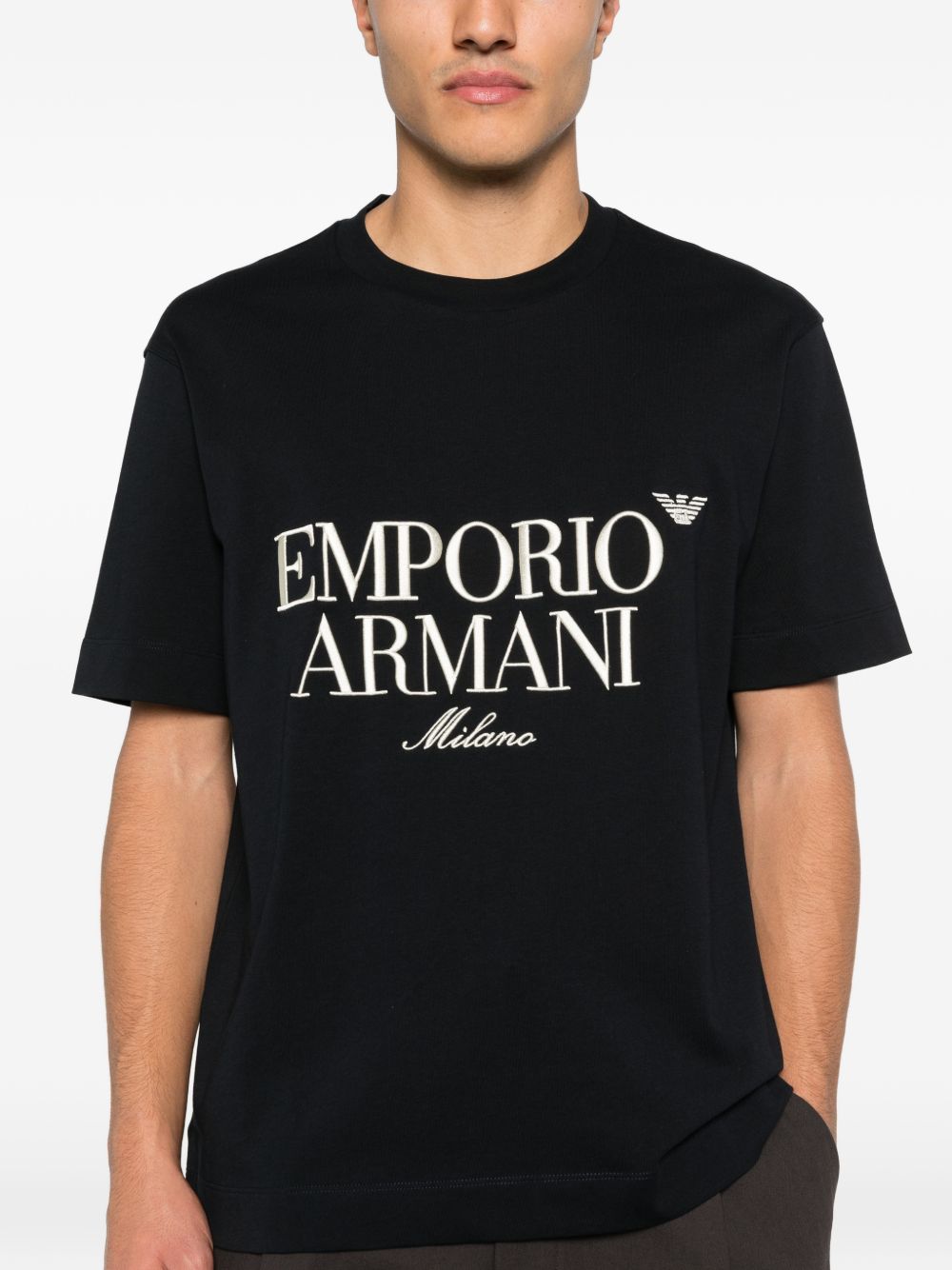 Emporio Armani T-shirts and Polos Blue