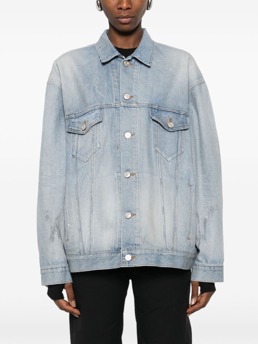 Balenciaga Jackets Clear Blue