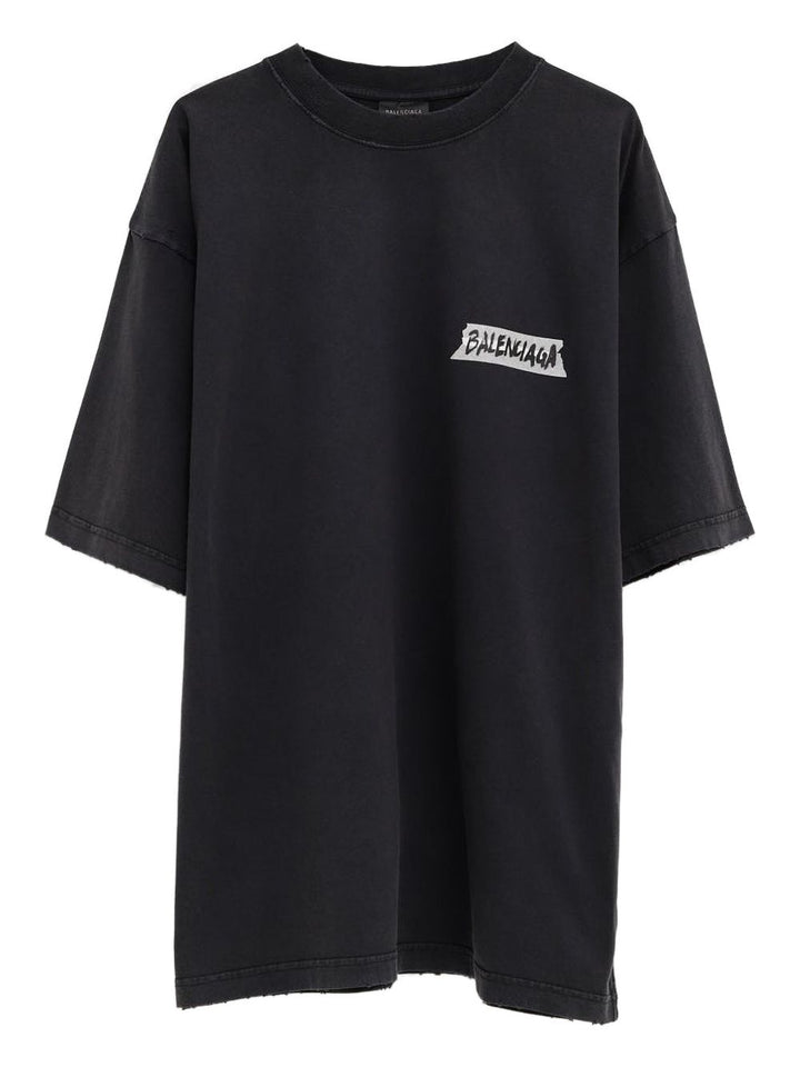 Balenciaga T-shirts and Polos Black
