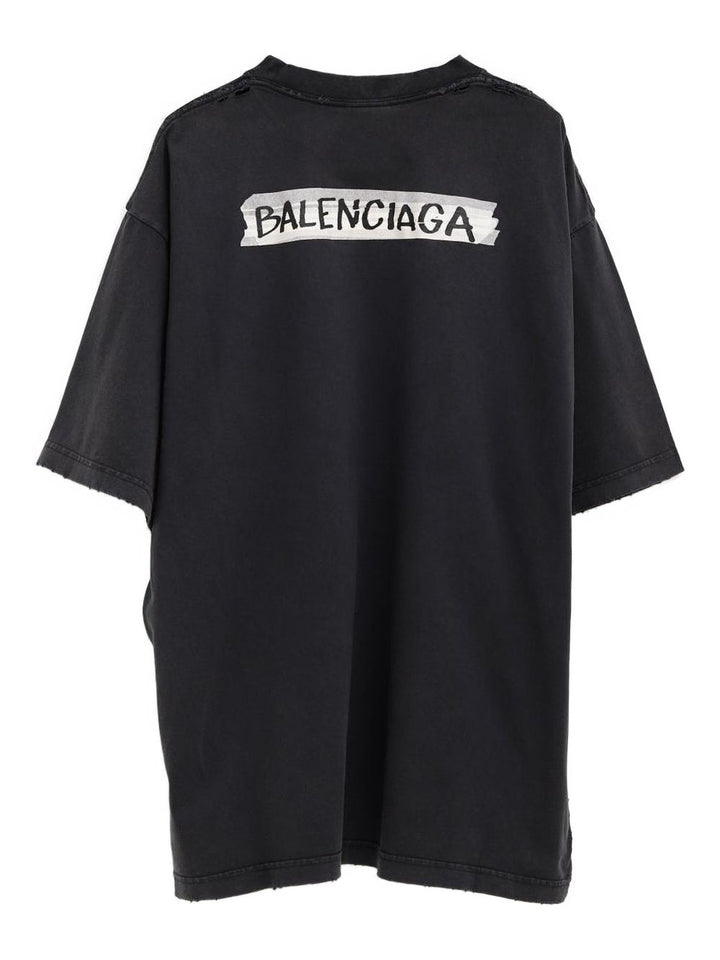 Balenciaga T-shirts and Polos Black