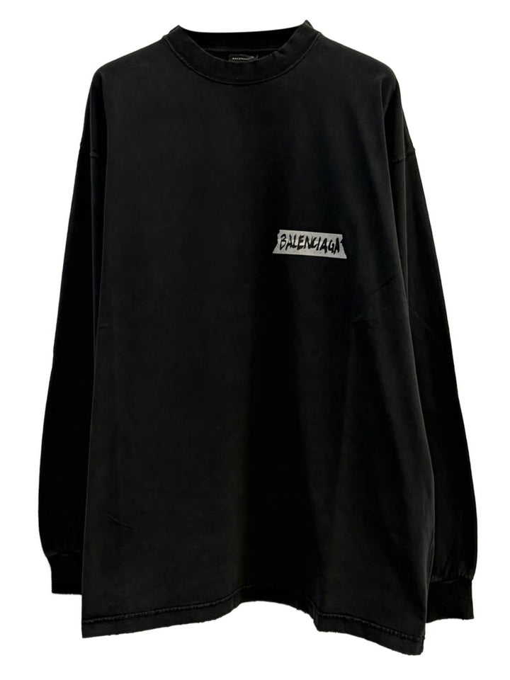 Balenciaga T-shirts and Polos Black