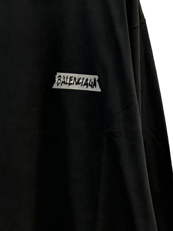 Balenciaga T-shirts and Polos Black