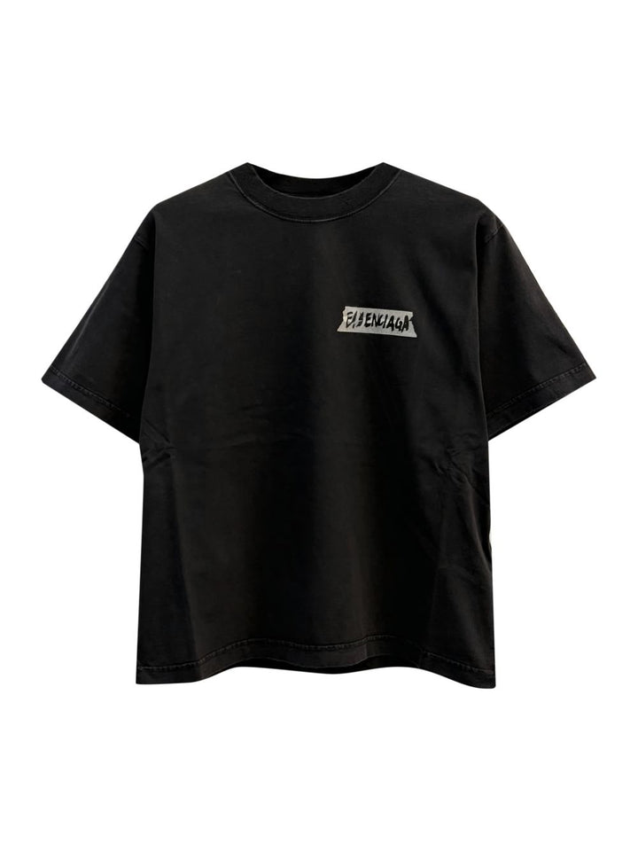 Balenciaga T-shirts and Polos Black