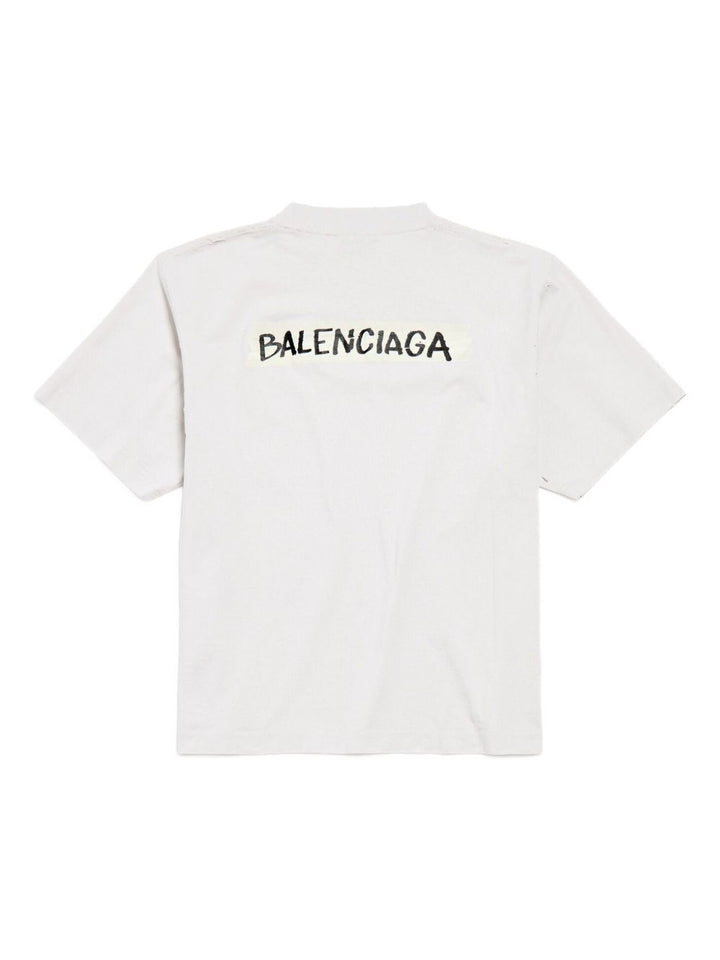 Balenciaga T-shirts and Polos White