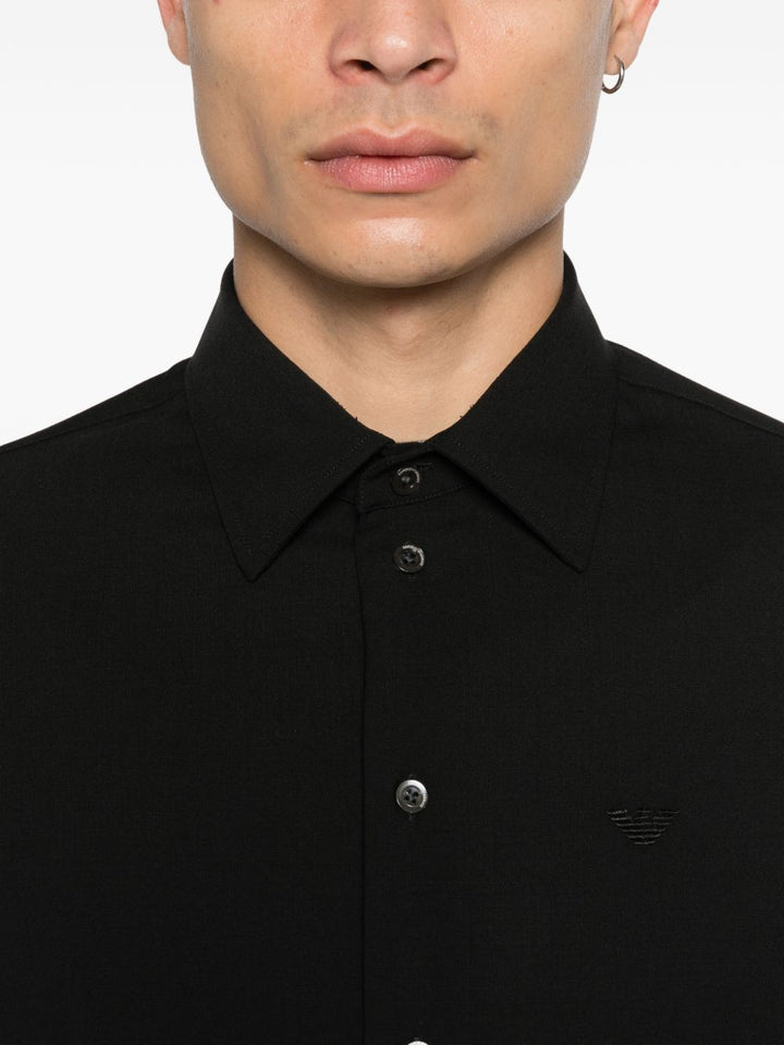 Emporio Armani E.ARMANI EXCLUSIVE PRE Shirts Black