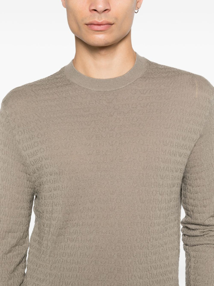 Emporio Armani Sweaters Dove Grey