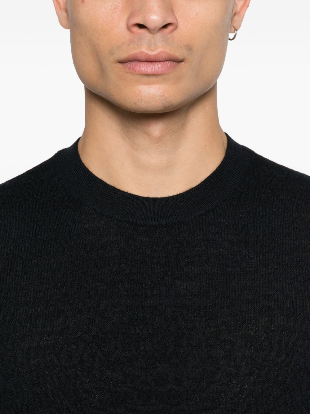 Emporio Armani Sweaters Blue