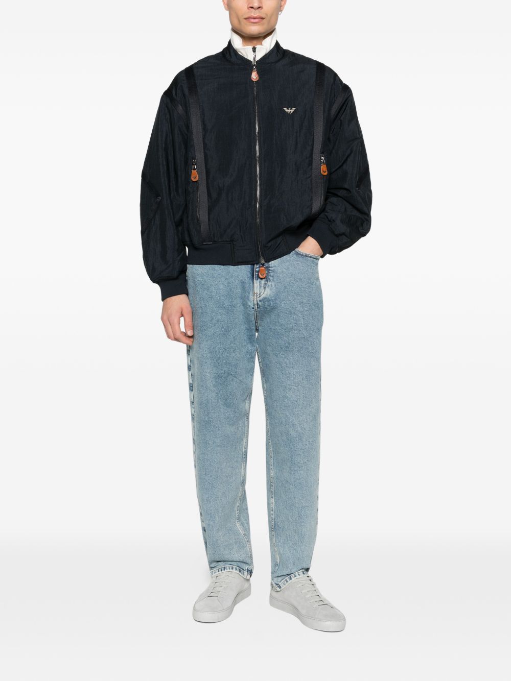 Emporio Armani Coats Blue