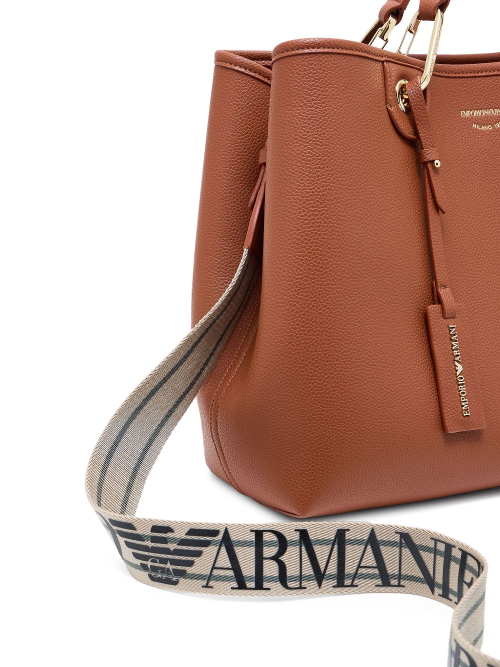 Emporio Armani Bags.. Leather Brown