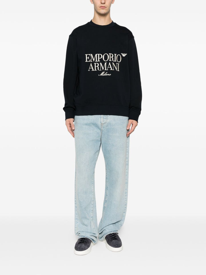 Emporio Armani Sweaters Blue