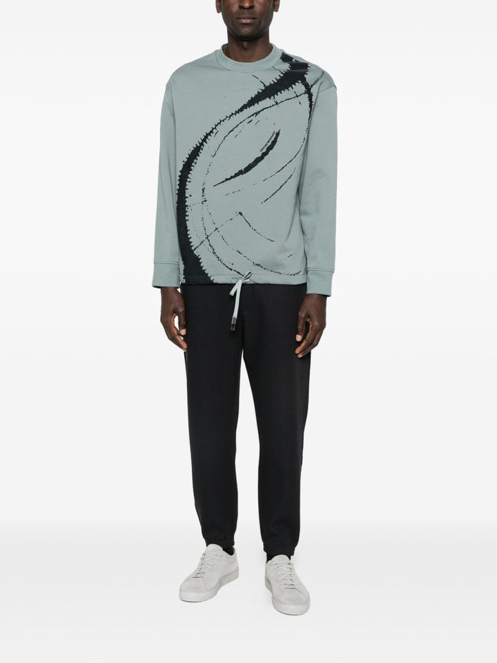 Emporio Armani Sweaters Clear Blue