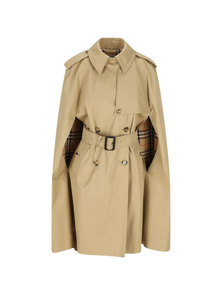 Burberry Coats Beige