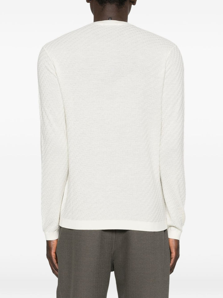 Emporio Armani Sweaters White