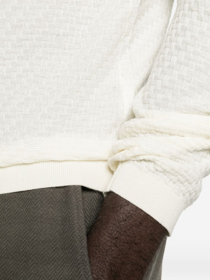 Emporio Armani Sweaters White