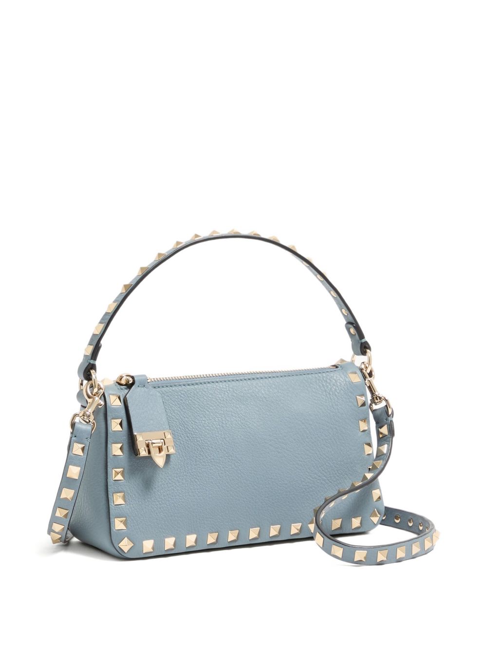 Valentino Garavani Small Rockstud Grainy Calfskin Crossbody Bag