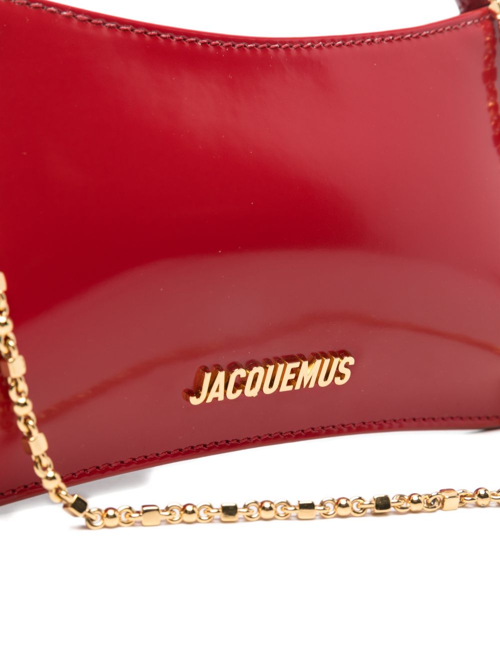Jacquemus Le Petit Bisou Chaine leather shoulder bag
