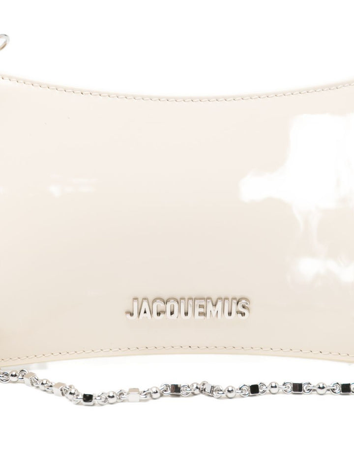 Jacquemus Le Petit Bisou Chaine leather shoulder bag