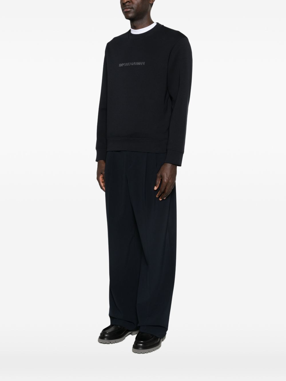 Emporio Armani Sweaters Blue