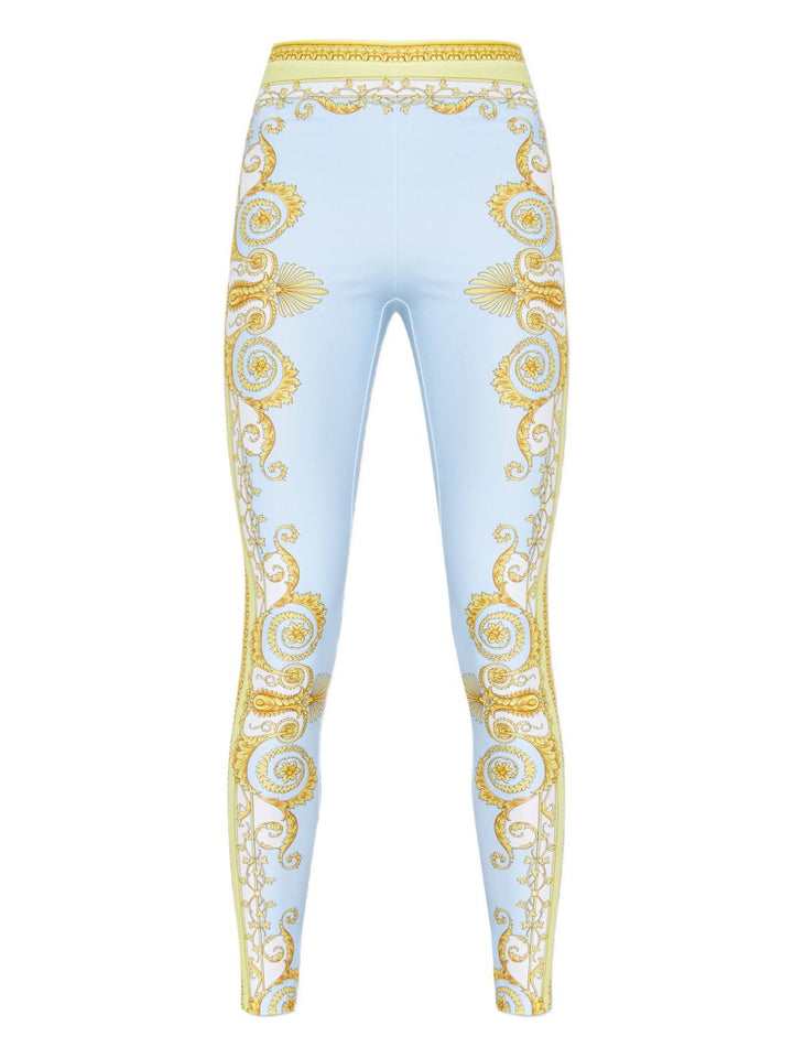 Versace Trousers Clear Blue