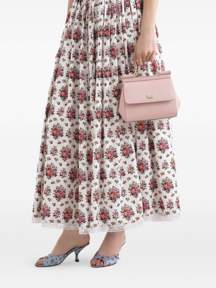 Dolce & Gabbana-medium Sicily handbag in pink leather