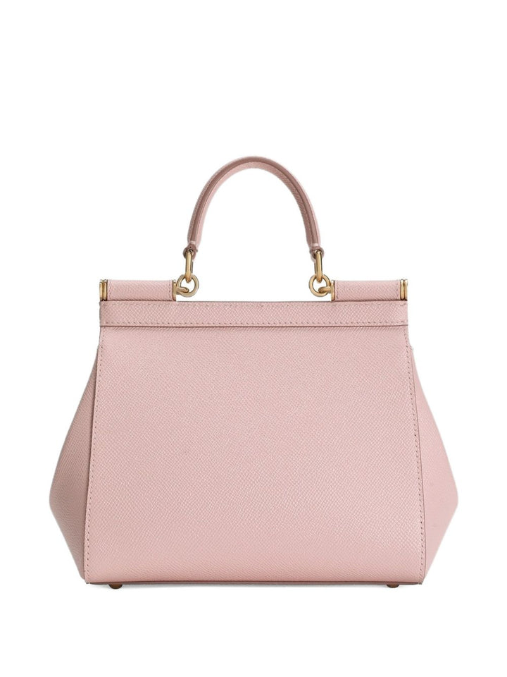 Dolce & Gabbana-medium Sicily handbag in pink leather