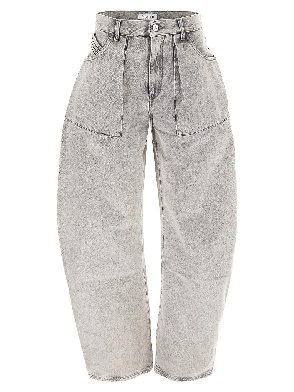 The Attico Effie Light Grey Long Pants