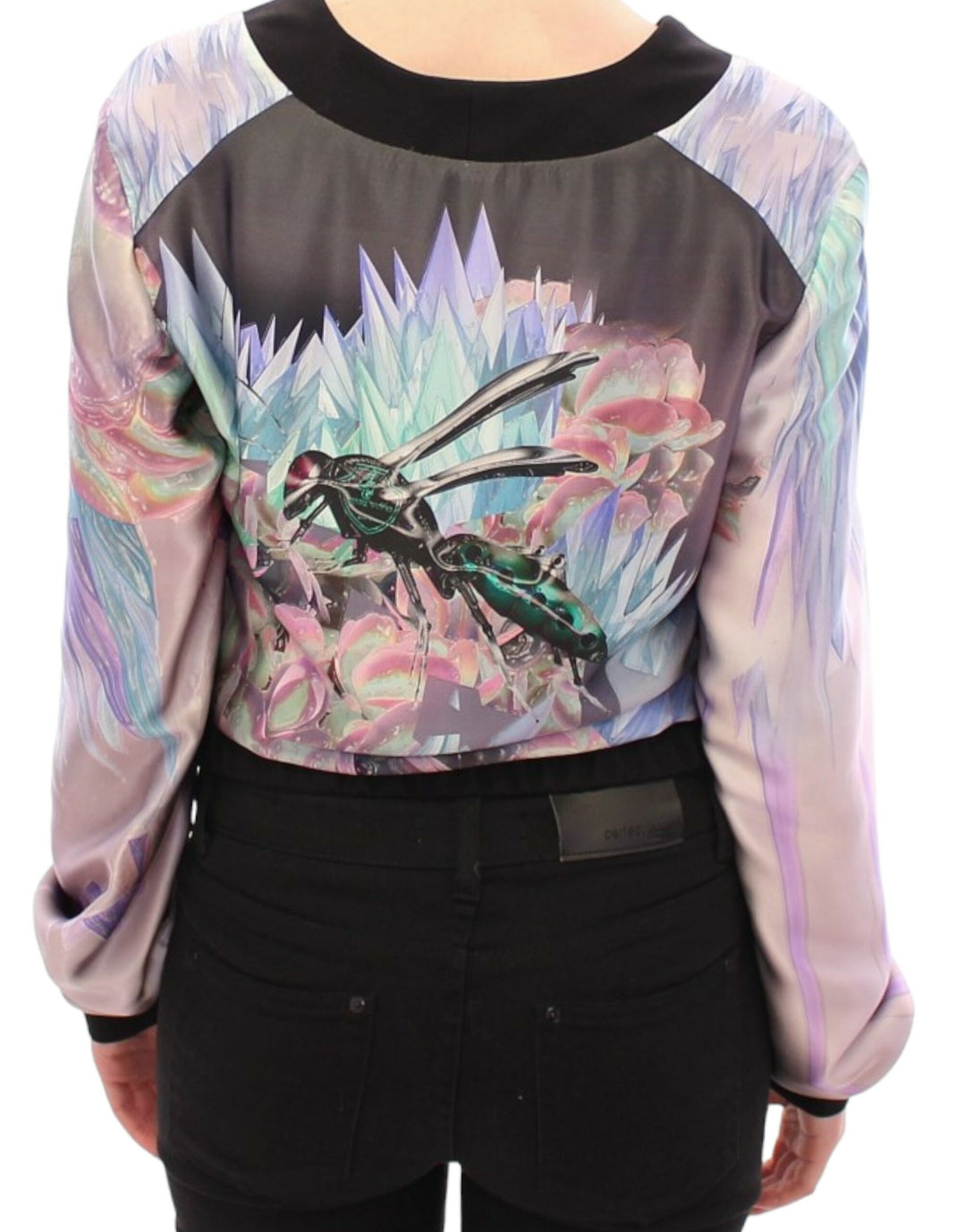 Sergei Grinko Multicolor Silk Blouse Jacket