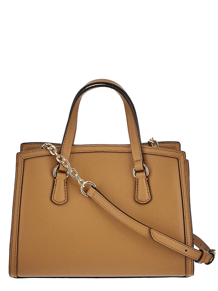 Michael Kors Chantal Small Pebbled Leather Messenger Bag