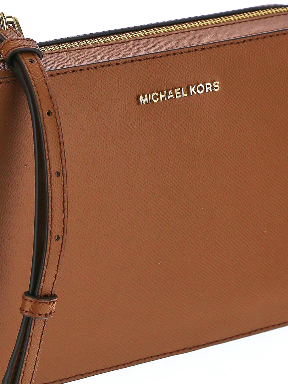 Michael Kors Logo-Plaque Leather Satchel Bag