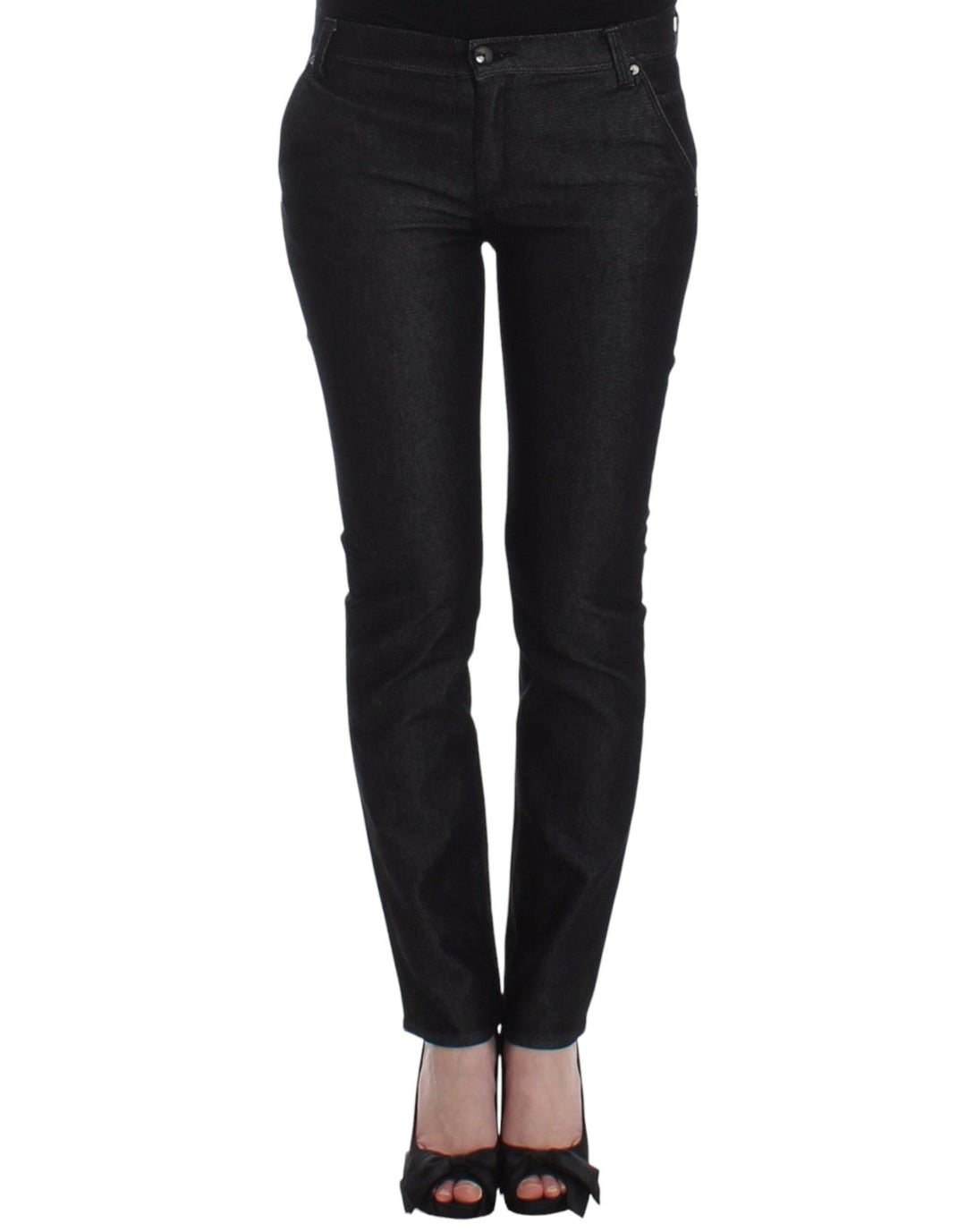 Ermanno Scervino Chic Black Skinny Jeans - Elegant & Slim Fit