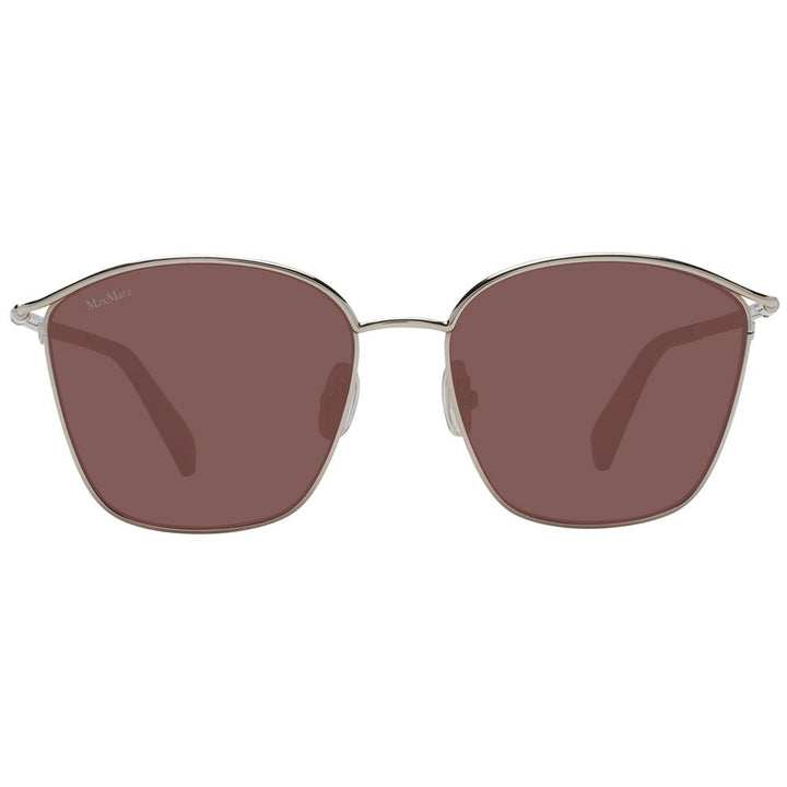 Max Mara Gold Metal Sunglasses