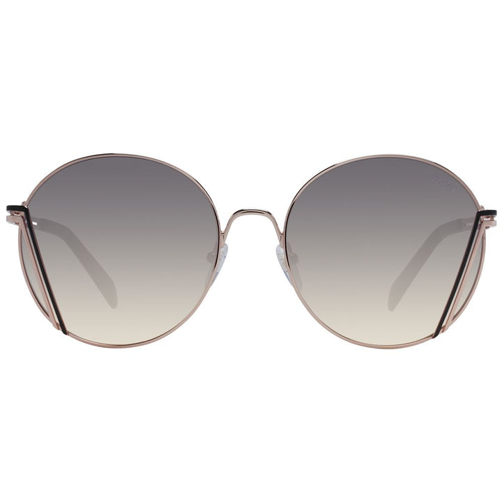 Emilio Pucci Rose Gold Metal Sunglasses