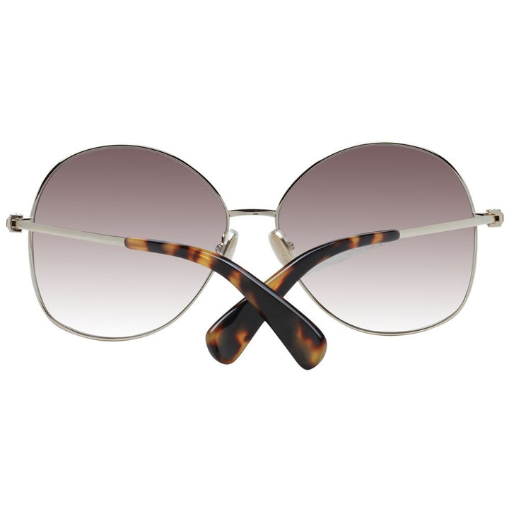 Max Mara Gold Metal Sunglasses