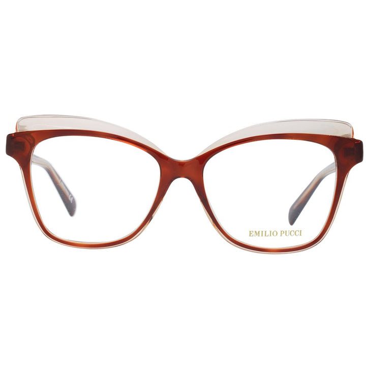 Emilio Pucci Brown Plastic Glasses (Frames)