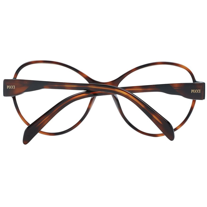 Emilio Pucci Brown Plastic Glasses (Frames)